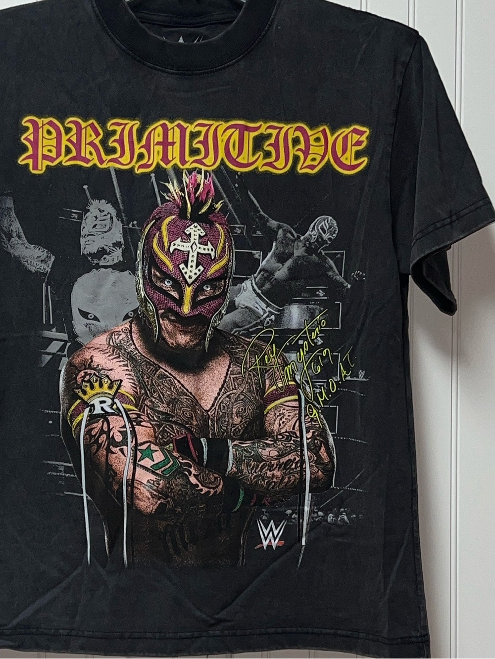 Primitive X WWE Rey Mysterio Heavyweight Wrestling Shirt S New NWOT